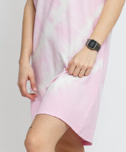 Urban Classics adies Tie Dye Dress růžové / bílé