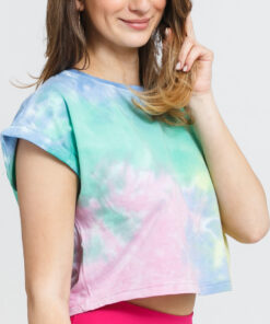 Urban Classics adies Tie Dye Tee multicolor