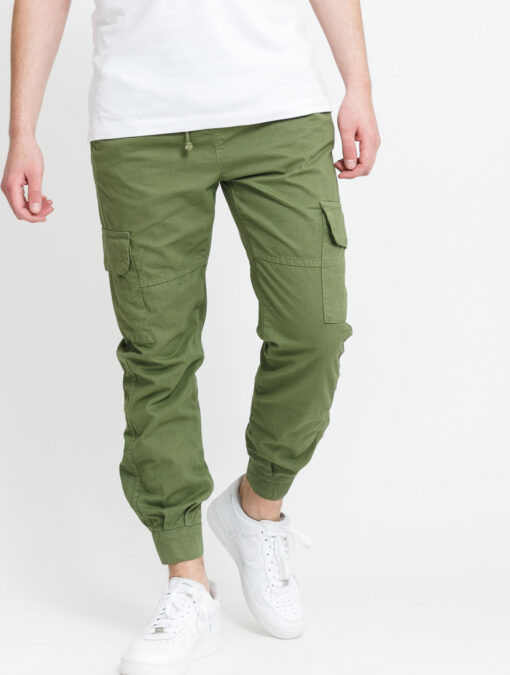 Urban Classics Military Jogg Pants olivové