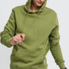 Urban Classics Organic Basic Hoody světle olivová