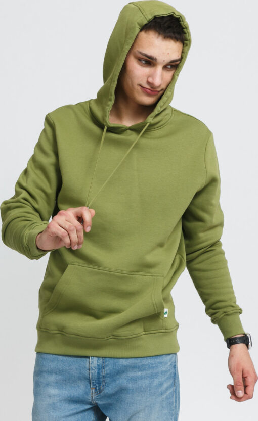 Urban Classics Organic Basic Hoody světle olivová