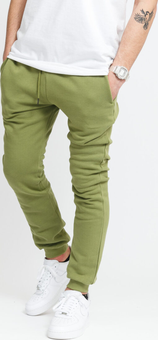 Urban Classics Organic Basic Sweatpants olivové