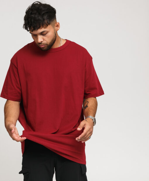 Urban Classics Organic Basic Tee vínové