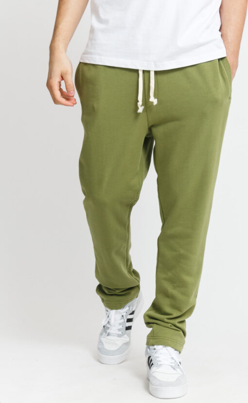 Urban Classics Organic ow Crotch Sweatpants olivové