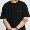 Urban Classics Oversized Big Flap Pocket Tee černé