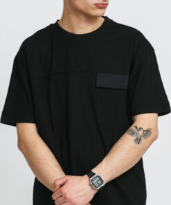 Urban Classics Oversized Big Flap Pocket Tee černé