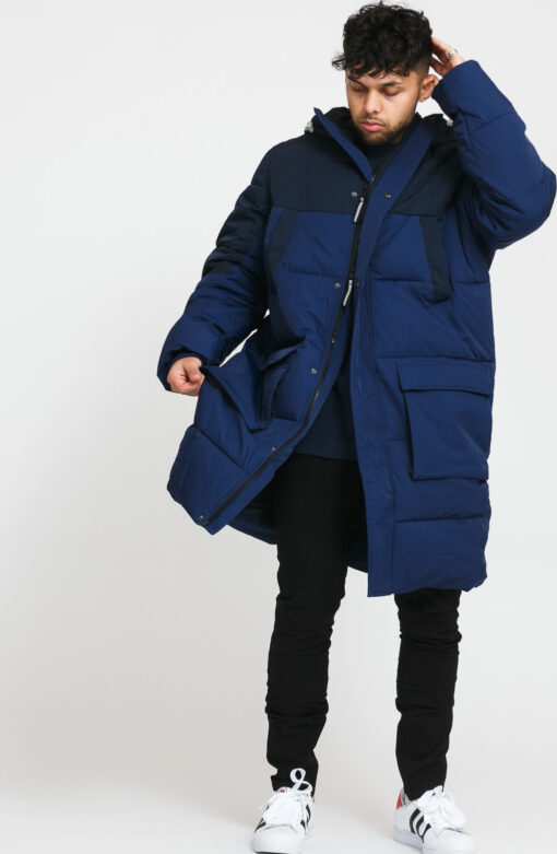 Urban Classics Puffer Parka tmavě modrá / navy