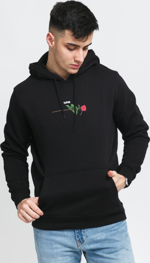 Urban Classics Rose ove Hoody černá