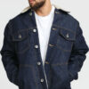 Urban Classics herpa ined Jeans Jacket rinsed denim