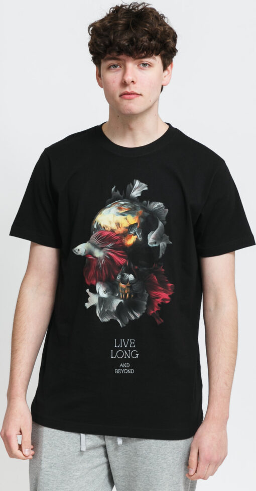 Urban Classics Skull Fish Tee černé