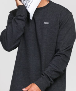 Vans N Basic Crew Fleece melange černá