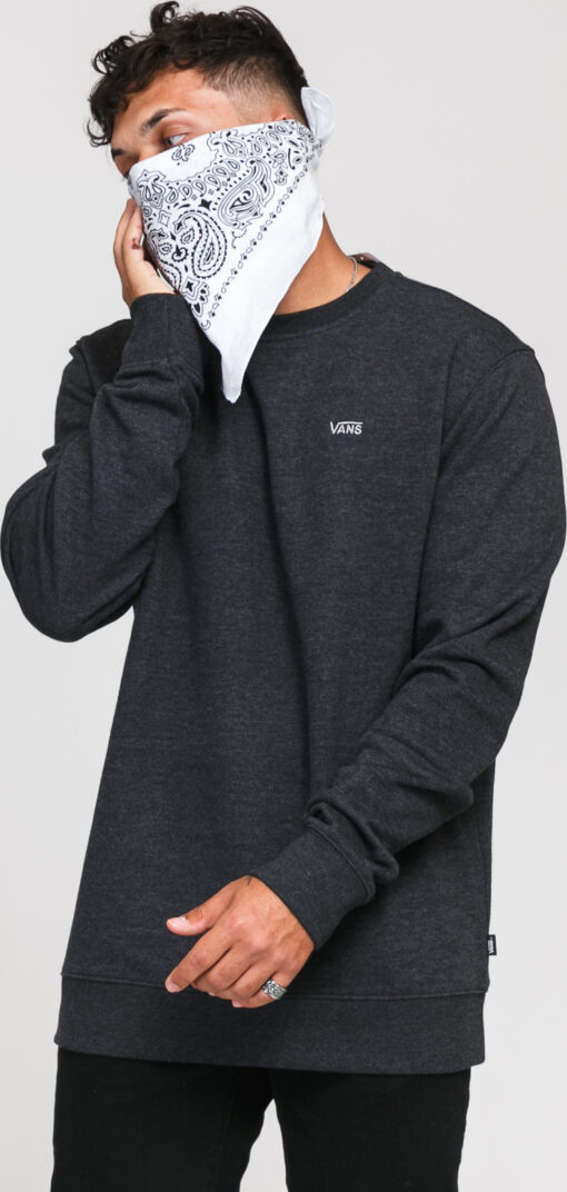 Vans N Basic Crew Fleece melange černá