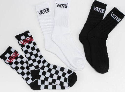 Vans MN Classic Crew 3Pack černé / bílé