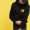 WU WEAR Chest Logo Hoody černá