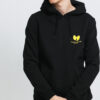 WU WEAR Wu-Wear Small ogo Hoody černá