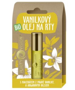 Purity Vision Vanilkový olej na rty BIO (10 ml) - voňavá pomoc vysušeným rtům