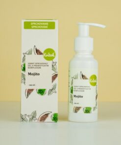 Kvitok Jemný sprchový gel s prebiotickým komplexem Mojito (100 ml) - se svěží vůní máty a limetky