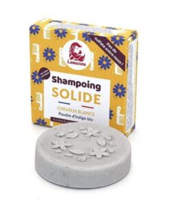 Lamazuna Tuhý šampon pro šedivé vlasy - indigo (70 g)