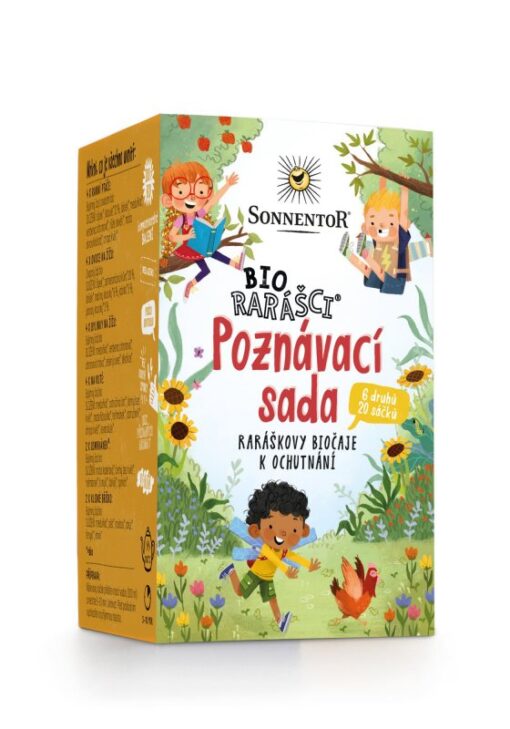 Sonnentor Biorarášci® poznávací sada čajů pro děti - nálevové sáčky (20 ks)