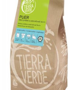 Tierra Verde Puer - bělicí prášek pro praní (sáček 1 kg)