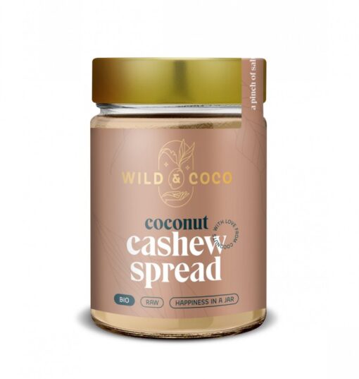 Wild & Coco Kokosová pomazánka Cashew Spread BIO (300 g)