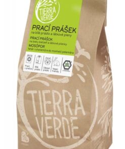 Tierra Verde Prací prášek na bílé prádlo a látkové pleny - INOVACE (pap. sáček 850 g)