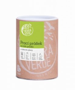 Tierra Verde Prací prášek na bílé prádlo a látkové pleny - INOVACE (dóza 850 g)