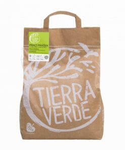 Tierra Verde Prací prášek na bílé prádlo a látkové pleny - INOVACE (pap. pytel 5 kg)