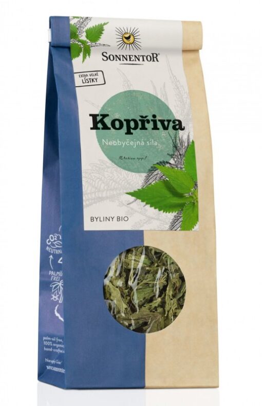 Sonnentor Kopřiva sypaná BIO (50 g) - podpoří imunitu a detoxikaci