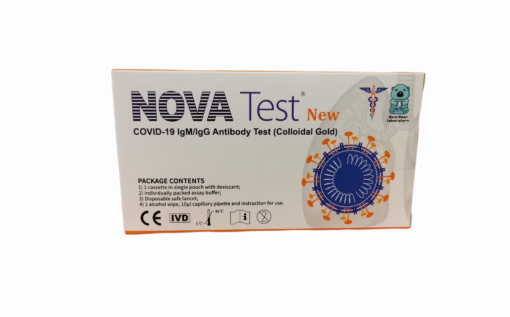 Certifikovaný rychlotest pro COVID-19 Nova Test IgM/IgG s úspěšností 97