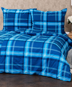 4Home Flanelové povlečení Blue plaid